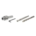 Makita Tungsten Carbide 51 mm Diameter Drill Bit Set Hex Shank 13mm, 10 Pieces D-51281