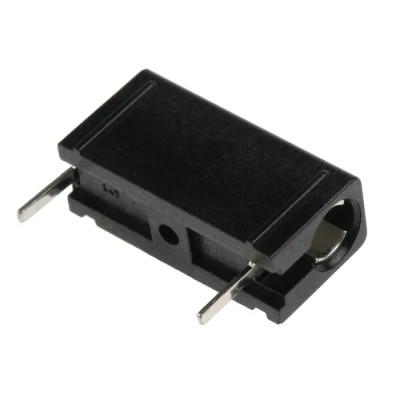 Hirschmann Test & Measurement Black Female Test Socket, 4 mm Connector, Solder Termination, 60V dc, 16A, Tin 973582100