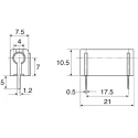 Hirschmann Test & Measurement Black Female Test Socket, 4 mm Connector, Solder Termination, 60V dc, 16A, Tin 973582100