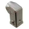 HARTING Heavy Duty Power Connector Hood Bulkhead Mount IP44 IP67 Stainless Steel Operating Temp -40°C to +125°C 19440031643