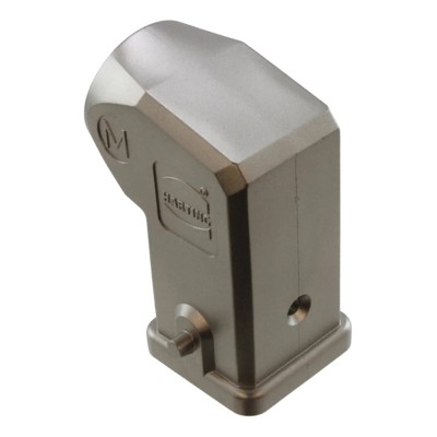 HARTING Heavy Duty Power Connector Hood Bulkhead Mount IP44 IP67 Stainless Steel Operating Temp -40°C to +125°C 19440031643