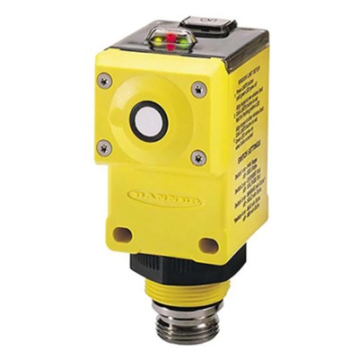 Banner Block Ultrasonic Proximity Sensor M30 x 1.5 Thread, 1.4 m Detection, 100mA, 0 to 10 V/4 to 20 mA Output Q45ULIU64ACR