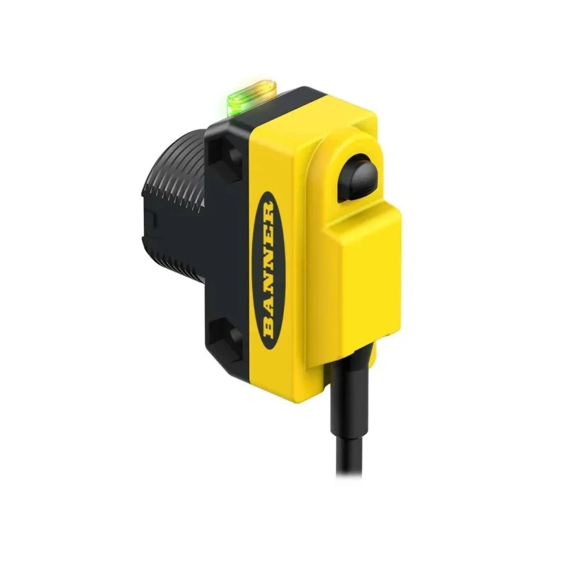 Banner Block Ultrasonic Proximity Sensor Thread M18 x 1, Detection 500 mm, 3V Supply, 25mA PNP Output QS18UPAQ5