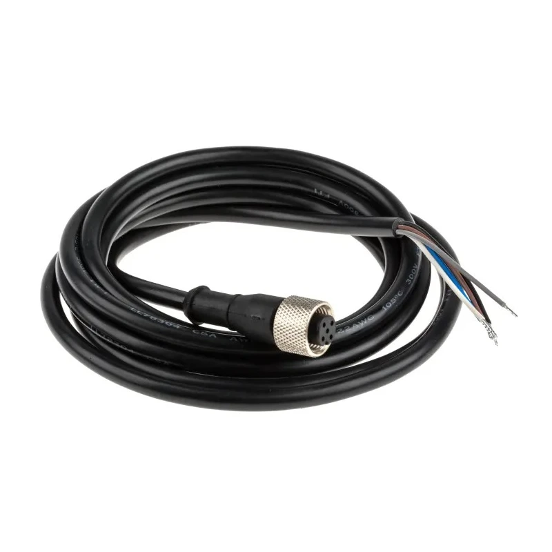 Banner Female 5 way Straight to Unterminated Free End Sensor Actuator Cable 250V AC, 2 m MQDC1-506