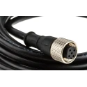 Banner Female 5 way Straight to Unterminated Free End Sensor Actuator Cable 250V AC, 2 m MQDC1-506