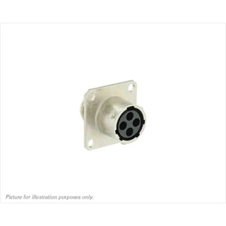 Souriau Sunbank by Eaton Circular Connector, 4 Contacts, Flange Mount, Standard Size, Plug, Female, IP68 IP69K UT00104SH