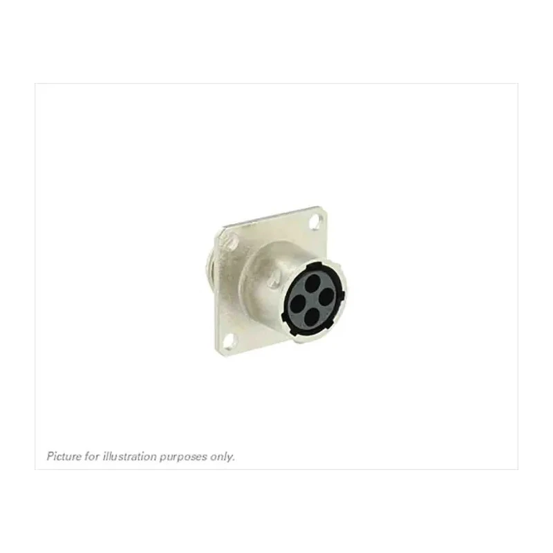 Souriau Sunbank by Eaton Circular Connector, 4 Contacts, Flange Mount, Standard Size, Plug, Female, IP68 IP69K UT00104SH