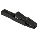 Hirschmann Test & Measurement Black Crocodile Clip Brass Contact 25A Insulated 932146100