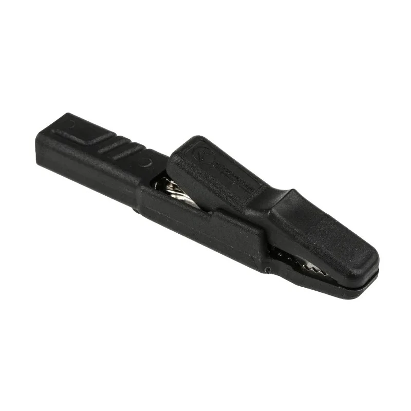 Hirschmann Test & Measurement Black Crocodile Clip Brass Contact 25A Insulated 932146100