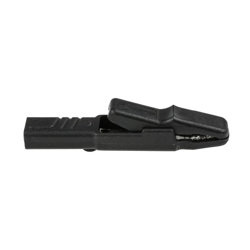 Hirschmann Test & Measurement Black Crocodile Clip Brass Contact 25A Insulated 932146100