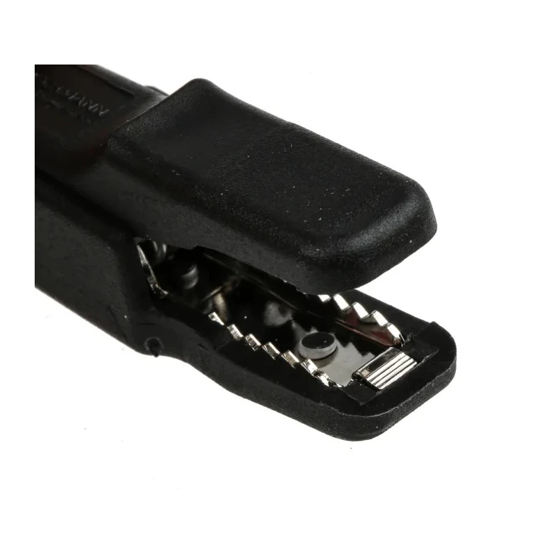 Hirschmann Test & Measurement Black Crocodile Clip Brass Contact 25A Insulated 932146100