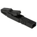 Hirschmann Test & Measurement Black Crocodile Clip Brass Contact 25A Insulated 932146100