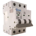 Europa Miniature Circuit Breaker 3-Pole 16A Type C 400V AC 10 kA Breaking Capacity EUC3P