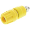 Hirschmann Test & Measurement Yellow 35A Test Connector with Brass Contacts Nickel Plated 2 mm Hole Diameter 930103103