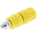 Hirschmann Test & Measurement Yellow 35A Test Connector with Brass Contacts Nickel Plated 2 mm Hole Diameter 930103103