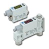 SMC Integrated Display Flow Switch for Air, 2L/min Min, 100L/min Max, 24V DC, Polybutylene Terephthalate PFM711-N02L-A-A