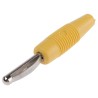 Hirschmann Test & Measurement Yellow Male Banana Plug, 4 mm Connector, Screw Termination, 60V dc, 16A, Nickel 930046103