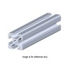 RS PRO Black Aluminium Strut Profile 20 x 20 mm 5 mm Groove 2 m Length 850-8489