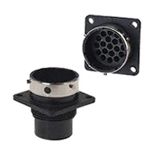 Souriau Sunbank by Eaton Circular Connector 19 Contacts Flange Standard Plug Male IP65 UTG01619P