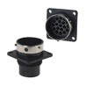 Souriau Sunbank by Eaton Circular Connector 19 Contacts Flange Standard Plug Male IP65 UTG01619P