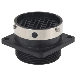 Souriau Sunbank by Eaton Circular Connector 48 Contacts Flange Plug Female IP65 Thermoplastic Housing UTG02448S