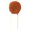 Vishay Single Layer Ceramic Capacitor 2.2 nF 760V AC ±20% Y5U Dielectric, 440 L Series, Through Hole Disc, 125 °C 440LD22-R