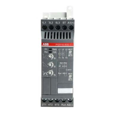 ABB PSR Series 3 Phase Soft Starter 7.5 kW Power Rating 600V AC IP20 