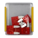 Eaton Car Fuse 10A Current Rating, 32V DC Voltage, Brass Body, Fast Acting ATM-10