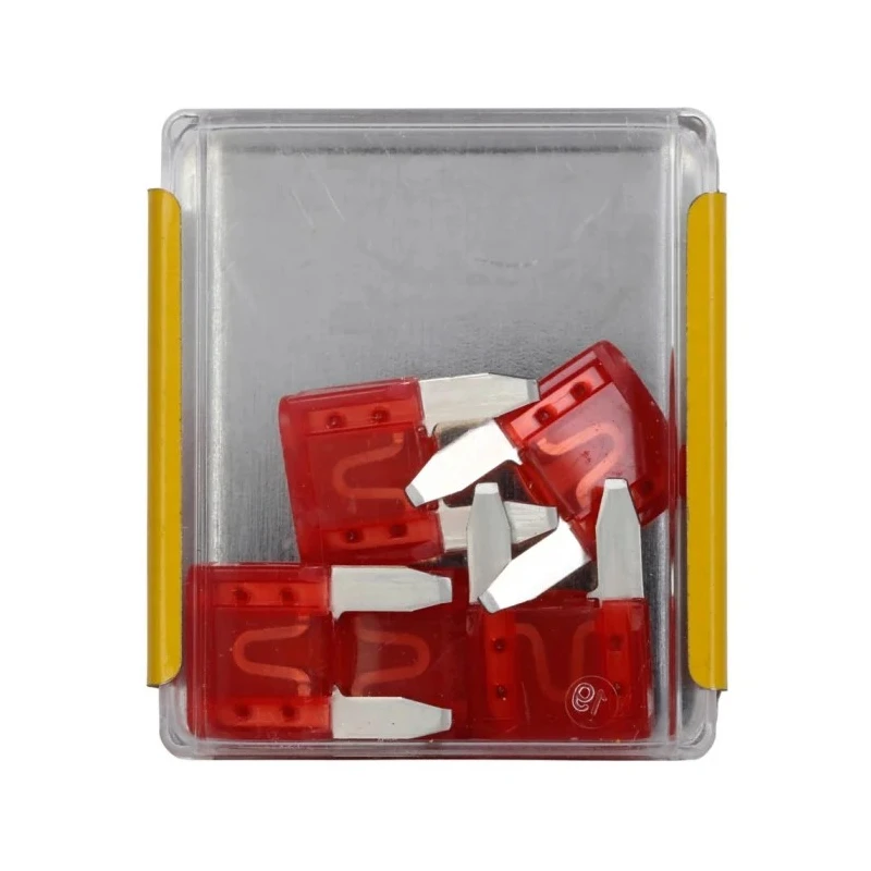 Eaton Car Fuse 10A Current Rating, 32V DC Voltage, Brass Body, Fast Acting ATM-10