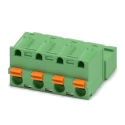 Phoenix Contact Pluggable Terminal Block 4-Contact 7.62 mm Pitch 12A 1 kV Polyamide Housing Male Connector GFKIC 1761629
