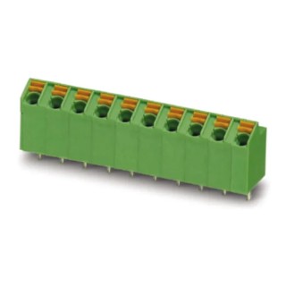 Phoenix Contact PCB Terminal Block SPTA 1/9-5.0 Series 65° 9 Contacts 5 mm Pitch 320V 9A 1752285