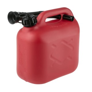 RS PRO Plastic Fuel Can Jerry Container, 5L Capacity, Durable Plastic Material 851-7503