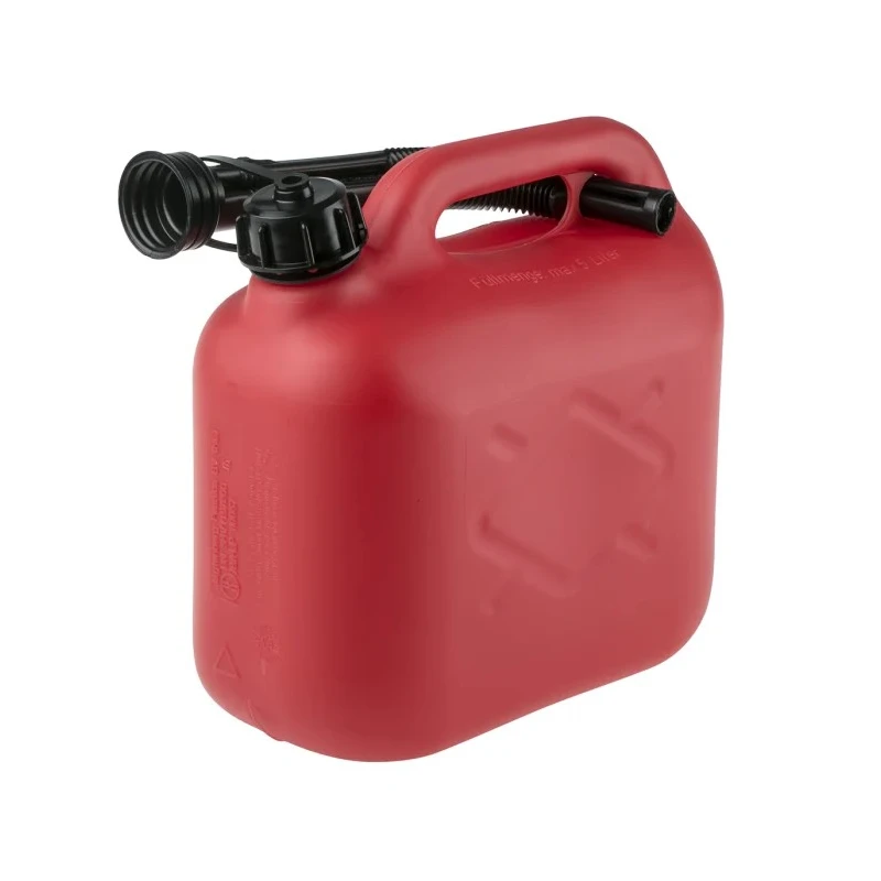 RS PRO Plastic Fuel Can Jerry Container, 5L Capacity, Durable Plastic Material 851-7503