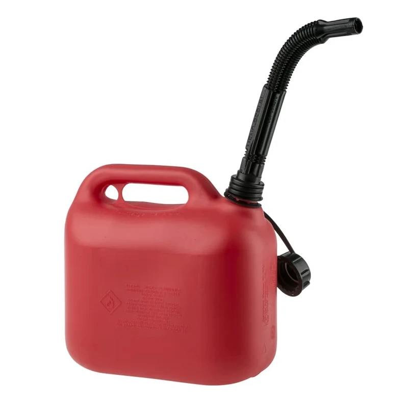 RS PRO Plastic Fuel Can Jerry Container, 5L Capacity, Durable Plastic Material 851-7503