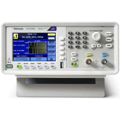 Tektronix Arbitrary Waveform Generator 25 MHz Max, 2-Channel, 1 μHz Min AFG1022