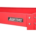 RS PRO 3 Steel Swivel Workshop Tool Trolley with 3 Shelves, Steel Frame, Rubber Wheels, 840mm x 405mm Platform 851-7604