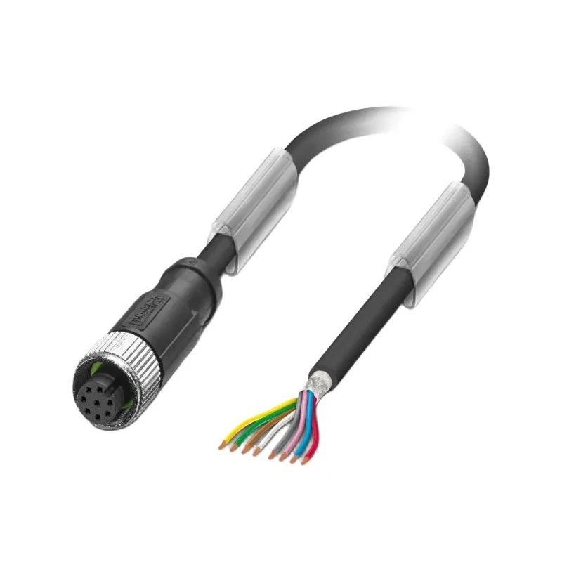 Phoenix Contact Sensor Actuator Cable Female 8 Way M12 to 8 Way Unterminated 3 m 30V 1522875