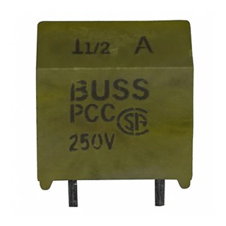 Eaton Non-Resettable Fast Acting Radial Fuse 3A 250V AC Phenolic Body PC-Tron Series PCC-3-R