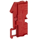 Phoenix Contact PT 2.5-QUATTRO RD Series Feed Through Terminal Block Red, 1-Level, 24A, 800V, Push-in Termination 3209580
