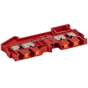 Phoenix Contact PT 2.5-QUATTRO RD Series Feed Through Terminal Block Red, 1-Level, 24A, 800V, Push-in Termination 3209580