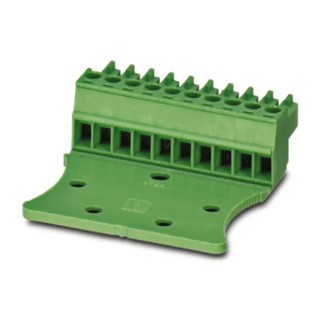 Phoenix Contact Pluggable Terminal Block MC 1.5/4-STZ1-3.5 Series, 4-Contact, 3.5 mm Pitch, Female Connector, 320 V 1767500