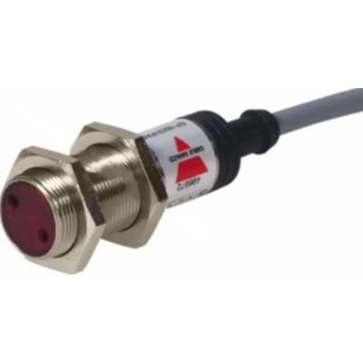 Carlo Gavazzi Diffuse Photoelectric Sensor Barrel Style 400 mm Detection Range PNP Output IP67 EO1804PPAS