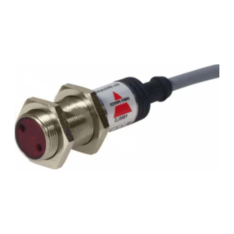 Carlo Gavazzi Diffuse Photoelectric Sensor Barrel Style 400 mm Detection Range PNP Output IP67 EO1804PPAS