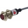 Carlo Gavazzi Diffuse Photoelectric Sensor Barrel Style 400 mm Detection Range PNP Output IP67 EO1804PPAS