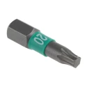 Wera Screwdriver Bit 6.35 mm Tip T20 Tip Hex Drive 25 mm Overall 05066124001