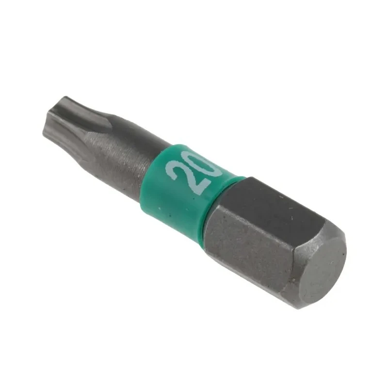 Wera Screwdriver Bit 6.35 mm Tip T20 Tip Hex Drive 25 mm Overall 05066124001