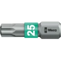 Wera Screwdriver Bit 6.35 mm Hex Drive, T25 Tip, 25 mm Overall Length 05066126001