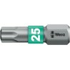 Wera Screwdriver Bit 6.35 mm Hex Drive, T25 Tip, 25 mm Overall Length 05066126001