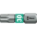 Wera Screwdriver Bit 6.35 mm Hex Drive T30 Tip, 25 mm Overall Length 05066128001