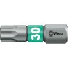Wera Screwdriver Bit 6.35 mm Hex Drive T30 Tip, 25 mm Overall Length 05066128001